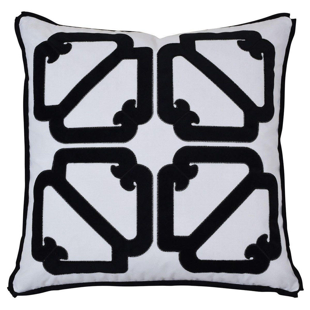 Manly Cushion Cover - Black - Boho Bliss