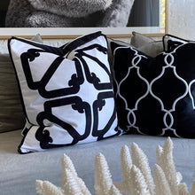 Load image into Gallery viewer, Manly Cushion Cover - Black - Boho Bliss