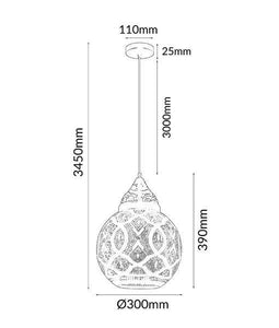 Markish Bell Pendant Light - Boho Bliss