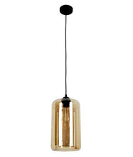 Load image into Gallery viewer, Masine Oblong Pendant Light - Amber Glass - Boho Bliss