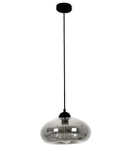 Load image into Gallery viewer, Masine Oval Pendant Light - Smoked Glass - Boho Bliss