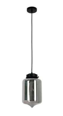 Masine Tipped Pendant Light - Smoked Glass - Boho Bliss