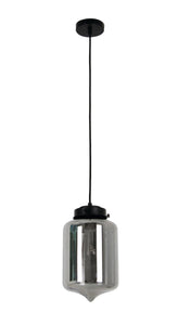 Masine Tipped Pendant Light - Smoked Glass - Boho Bliss
