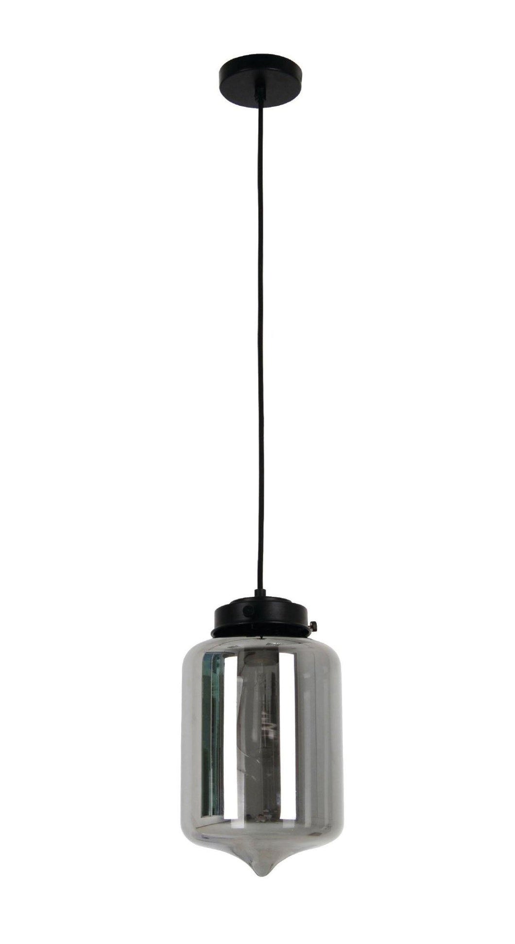 Masine Tipped Pendant Light - Smoked Glass - Boho Bliss