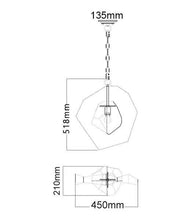 Load image into Gallery viewer, Metreo Pendant Light - Boho Bliss