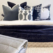 Load image into Gallery viewer, Mosman Cushion Cover - Grey - Boho Bliss