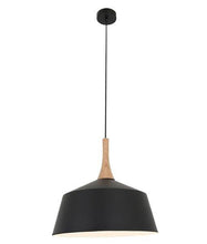 Load image into Gallery viewer, Nordian Medium Angled Dome Pendant - Black - Boho Bliss