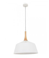 Load image into Gallery viewer, Nordian Medium Angled Dome Pendant - White - Boho Bliss