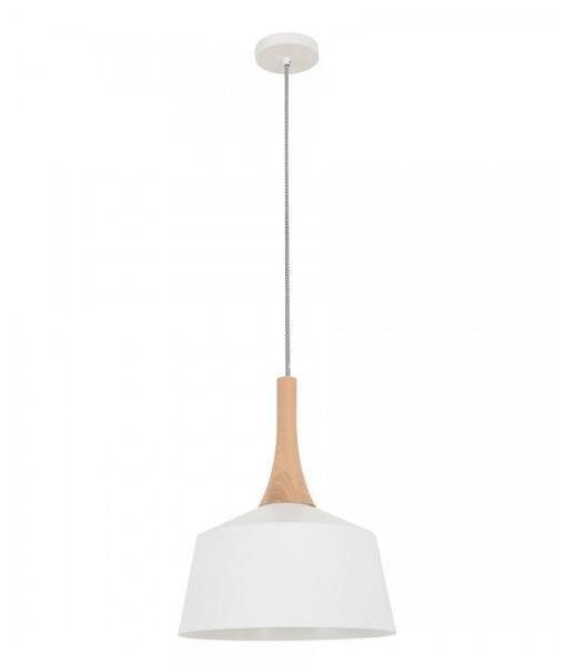 Nordian Small Angled Dome Pendant - White - Boho Bliss