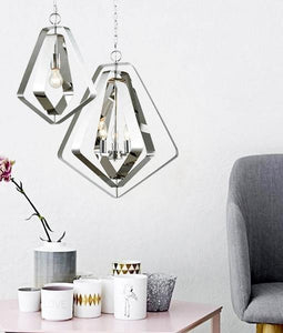 Orbital 3 Globe Pendant Light - Polished Nickel - Boho Bliss