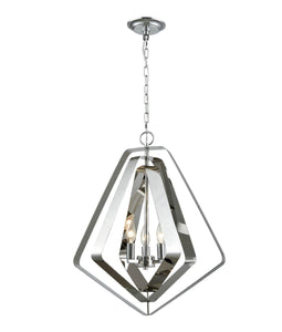 Orbital 3 Globe Pendant Light - Polished Nickel - Boho Bliss