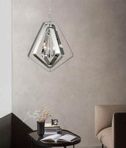 Orbital 3 Globe Pendant Light - Polished Nickel - Boho Bliss