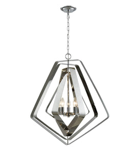Orbital 5 Globe Pendant Light - Polished Nickel - Boho Bliss