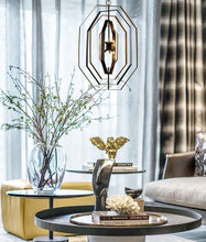 Load image into Gallery viewer, Orbital 8 Globe Pendant Light - Oil Rubbed Bronze/Antique Gold - Boho Bliss