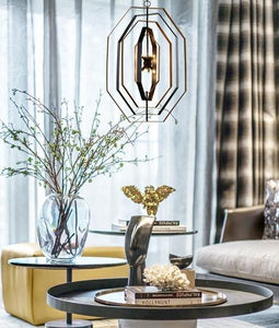 Orbital 8 Globe Pendant Light - Oil Rubbed Bronze/Antique Gold - Boho Bliss