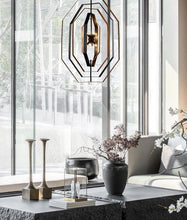 Load image into Gallery viewer, Orbital 8 Globe Pendant Light - Oil Rubbed Bronze/Antique Gold - Boho Bliss