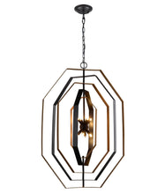 Load image into Gallery viewer, Orbital 8 Globe Pendant Light - Oil Rubbed Bronze/Antique Gold - Boho Bliss