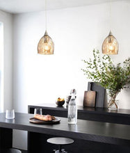 Load image into Gallery viewer, Ordano Ellipse Pendant Light - Champagne Glass - Boho Bliss