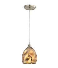Load image into Gallery viewer, Ordano Ellipse Pendant Light - Gold Plated Glass - Boho Bliss