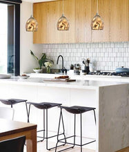 Load image into Gallery viewer, Ordano Ellipse Pendant Light - Gold Plated Glass - Boho Bliss