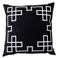 Palm Springs Cushion Cover - Black - Boho Bliss