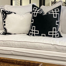 Load image into Gallery viewer, Palm Springs Cushion Cover - Black - Boho Bliss