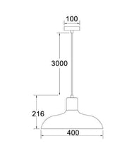 Load image into Gallery viewer, Pastella Dome Pendant Light - Matt Black - Boho Bliss