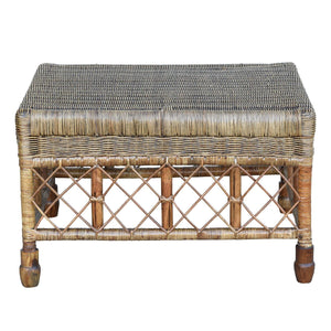 Plantation Lattice Ottoman - Boho Bliss