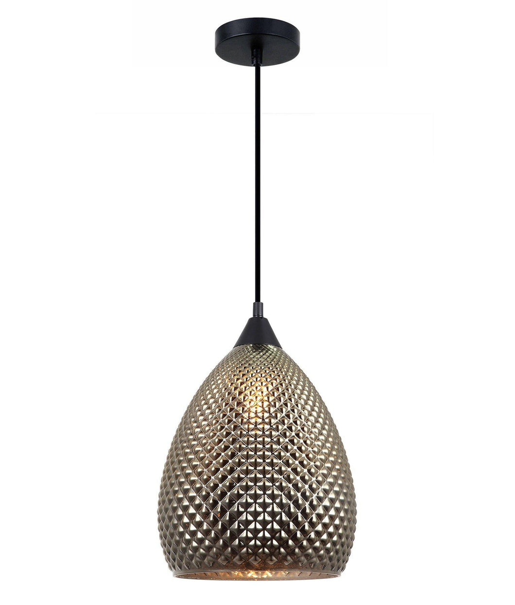 Rictase Ellipse Pendant Light - Chrome Glass - Boho Bliss