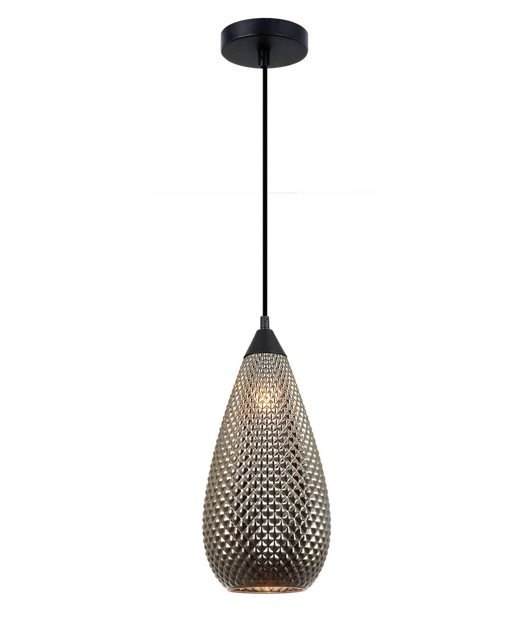 Rictase Tear Drop Pendant Light - Chrome Glass - Boho Bliss