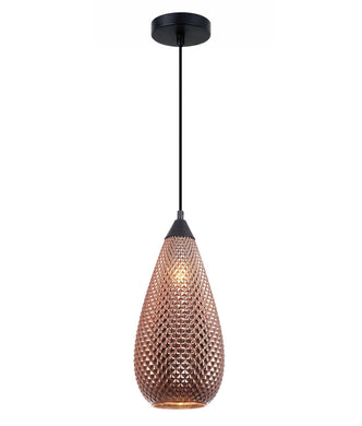 Rictase Tear Drop Pendant Light - Copper Glass - Boho Bliss
