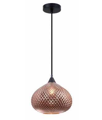 Rictase Wine Glass Pendant Light - Copper Glass - Boho Bliss