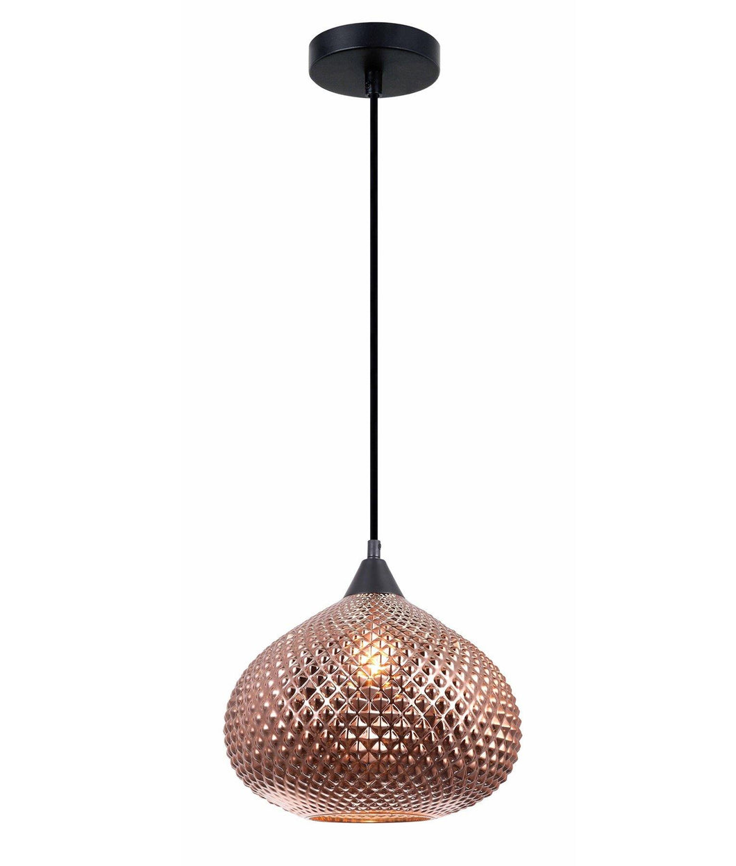 Rictase Wine Glass Pendant Light - Copper Glass - Boho Bliss