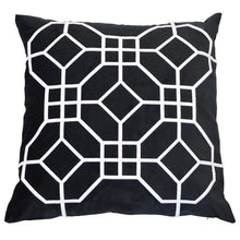 Load image into Gallery viewer, San Diego Cushion Cover - Black - Boho Bliss