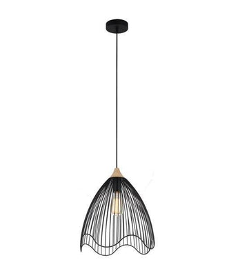 Spaggia Cone Pendant Light - Black - Boho Bliss