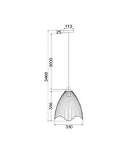 Load image into Gallery viewer, Spaggia Cone Pendant Light - Black - Boho Bliss