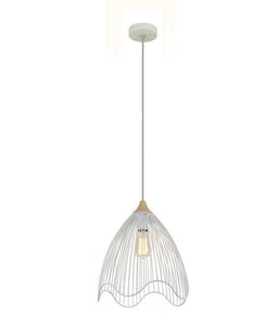 Spaggia Cone Pendant Light - White - Boho Bliss
