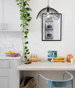 Spaggia Dome Pendant Light - Black - Boho Bliss