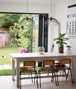 Spaggia Dome Pendant Light - Black - Boho Bliss
