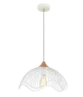 Spaggia Dome Pendant Light - White - Boho Bliss