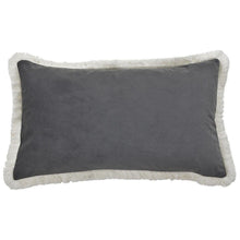 Load image into Gallery viewer, St. Kilda Rectangle Cushion Cover - Grey - Boho Bliss