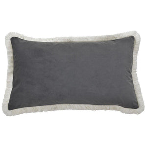 St. Kilda Rectangle Cushion Cover - Grey - Boho Bliss