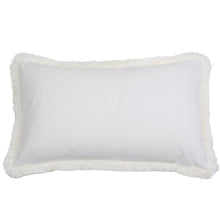 Load image into Gallery viewer, St. Kilda Rectangle Cushion Cover - White - Boho Bliss