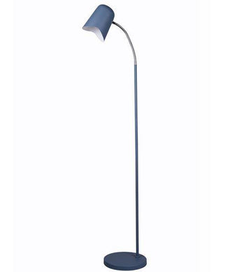 Swan Floor Lamp - Matt Blue - Boho Bliss