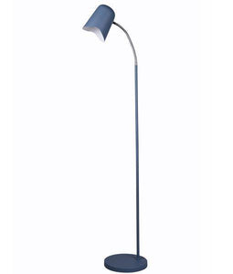 Swan Floor Lamp - Matt Blue - Boho Bliss