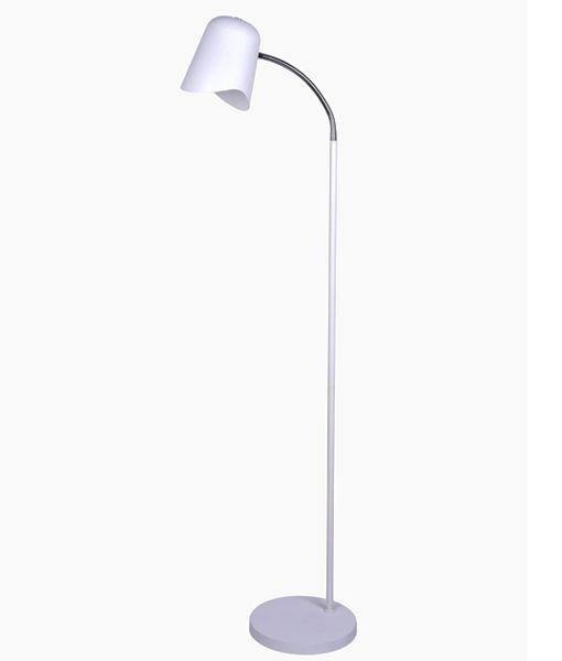 Swan Floor Lamp - Matt White - Boho Bliss