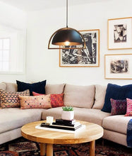 Load image into Gallery viewer, Swung Dome Pendant - Matt Black - Boho Bliss