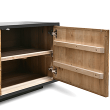 Load image into Gallery viewer, Tactile Parquet Entertainment Unit 2.1m - Natural - Boho Bliss