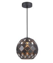 Load image into Gallery viewer, Taile Large Pendant Light - Matt Black - Boho Bliss