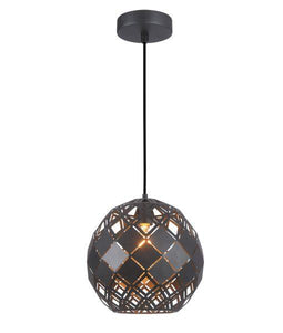 Taile Large Pendant Light - Matt Black - Boho Bliss